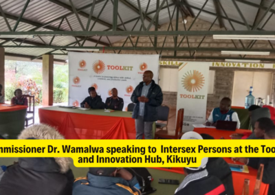 Commissioner Dr. Dennis Wamalwa — human rights work