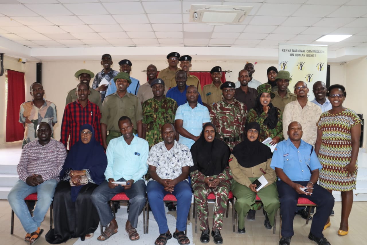Commissioner Dr. Dennis Wamalwa — human rights work