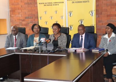 Commissioner Dr. Dennis Wamalwa — human rights work
