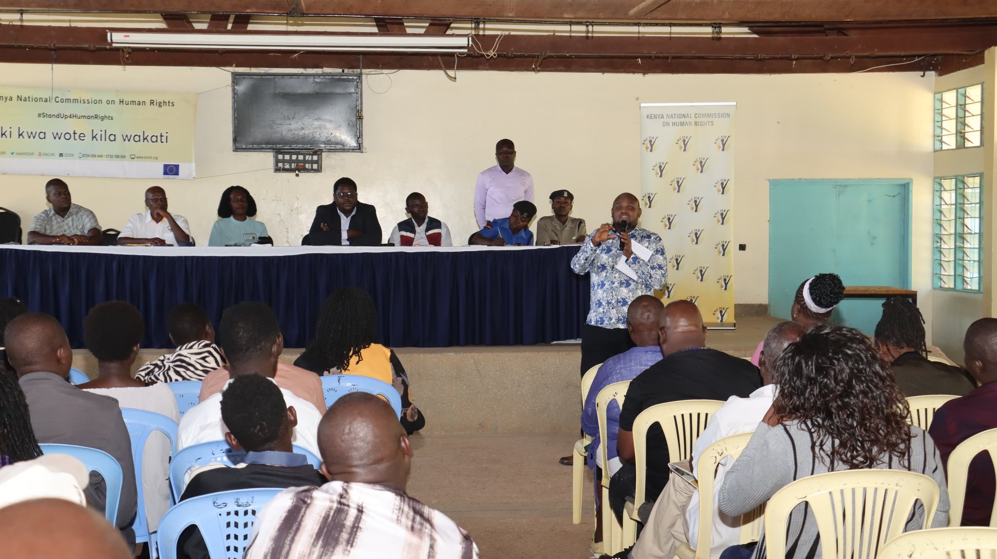 Public sensitization and awareness sessions with local communities.