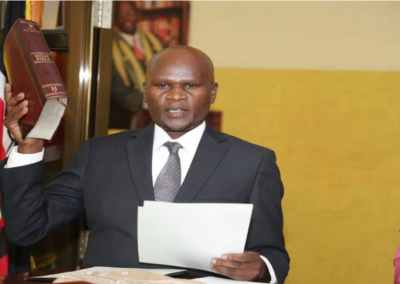 Commissioner Dr. Dennis Wamalwa — human rights work