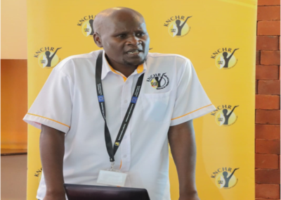 Commissioner Dr. Dennis Wamalwa — human rights work